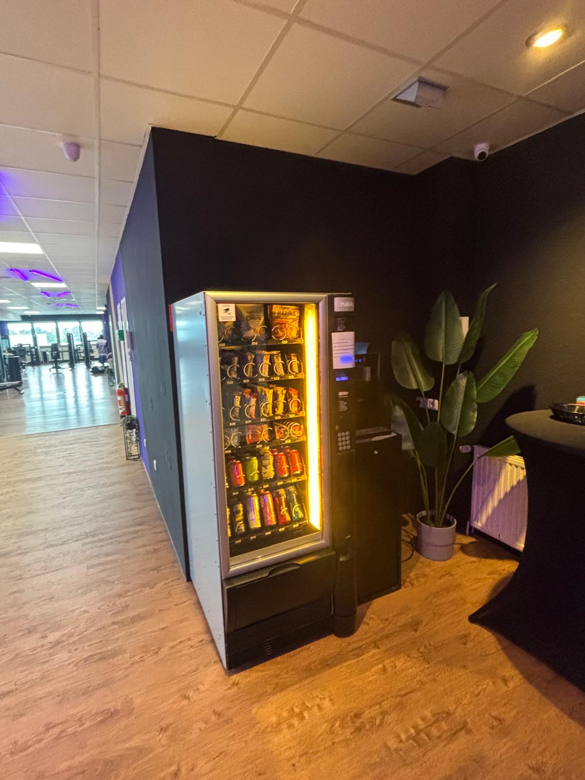 Snackautomat von Leipzig Automaten in einem Fitnessstudio